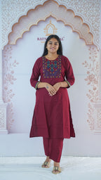 KURTI SET 1650 MARRON