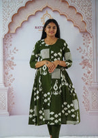 KURTI COTTTON PRINTED 3 PC M TO 3XL